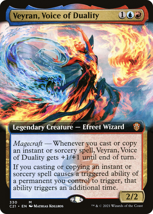 Veyran, Voice of Duality (C21-330) - mythic: (Extended Art)