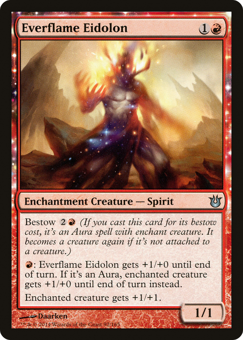 Everflame Eidolon (BNG-092) - uncommon: (enchantment)