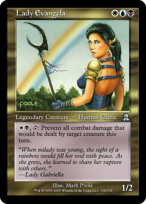 Lady Evangela (ME3-158) - uncommon - Foil