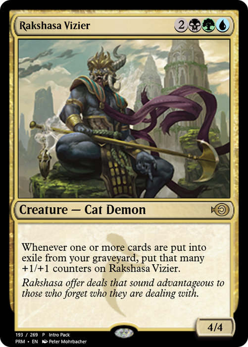 Rakshasa Vizier (PRM-54516) - rare - Foil