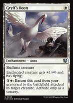 Gryff's Boon (INR-025) - uncommon: (enchantment) - Foil