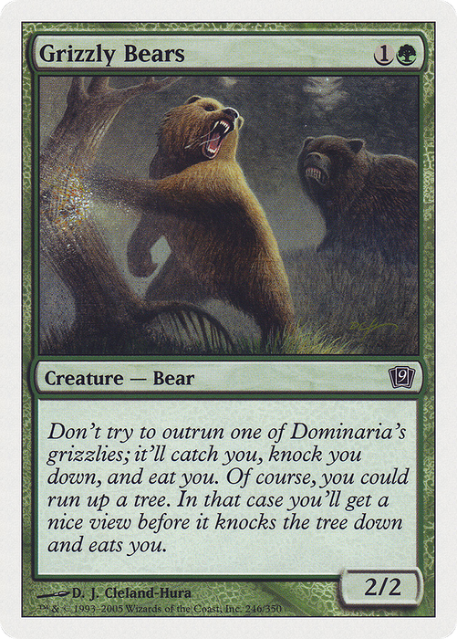 Grizzly Bears (9ED-246) - common