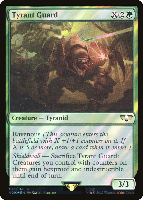 Tyrant Guard (40K-103★) - rare - Foil