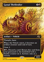Gastal Thrillroller (DFT-527) - rare (Borderless) - Foil
