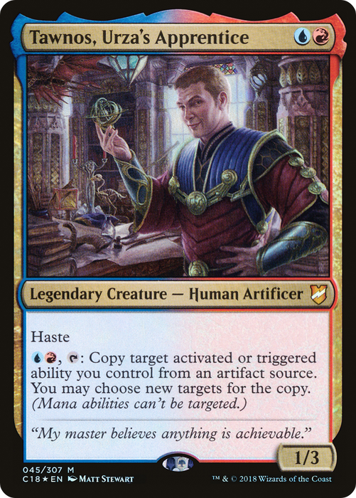 Tawnos, Urza's Apprentice (C18-045) - mythic - Foil