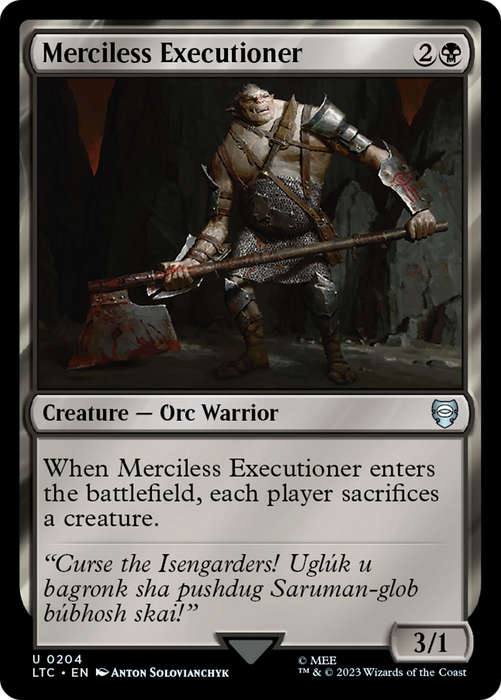 Merciless Executioner (LTC-204) - uncommon