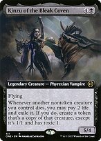 Kinzu of the Bleak Coven (ONE-411) - rare: (Extended Art) - Foil