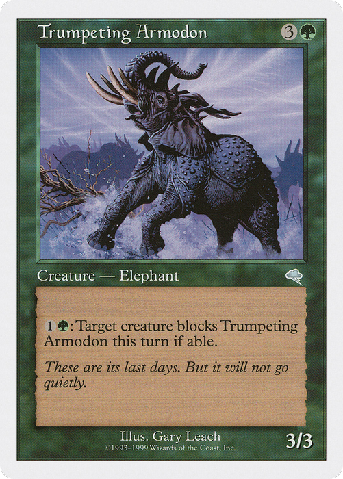 Trumpeting Armodon (BRB-090) - uncommon