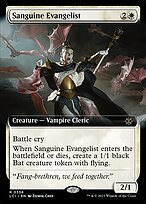 Sanguine Evangelist (LCI-356) - rare: (Extended Art) - Foil