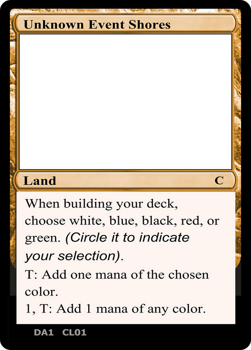 Unknown Event Shores (UNK-CL01B) - common