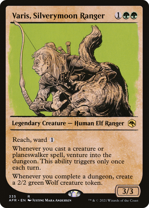 Varis, Silverymoon Ranger (AFR-335) - rare: (Showcase)