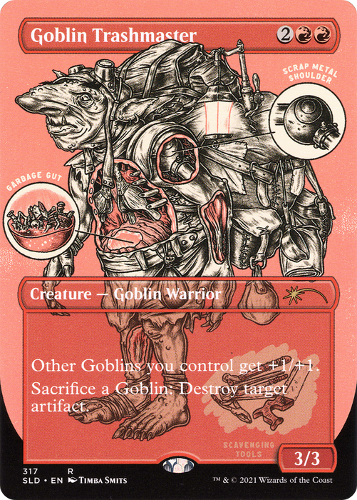 Goblin Trashmaster (SLD-317) - rare (Borderless)