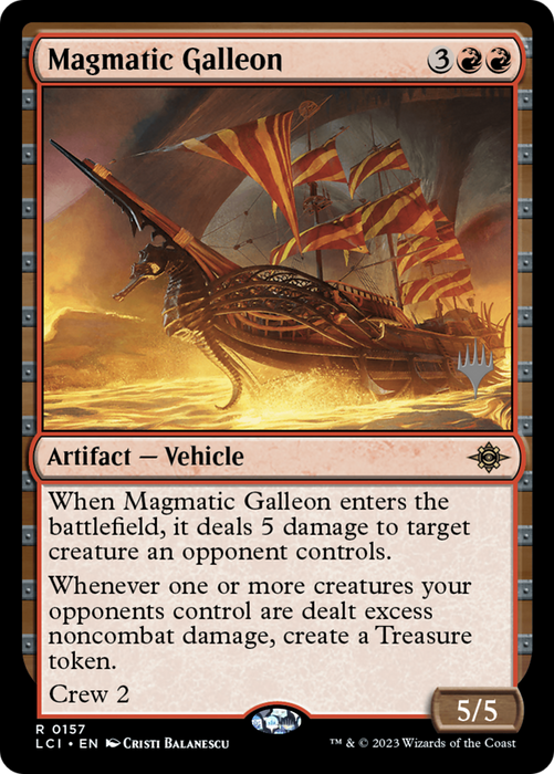 Magmatic Galleon (PPLCI-157P) - rare - Foil