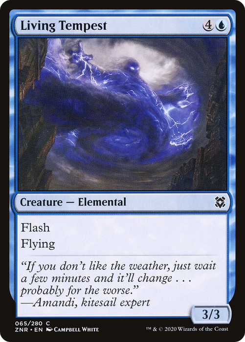 Living Tempest (ZNR-065) - common - Foil