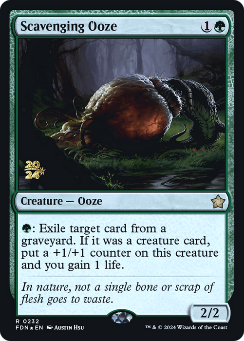Scavenging Ooze (PRE-232S) - rare - Foil