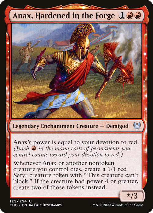 Anax, Hardened in the Forge (THB-125) - uncommon: (enchantment)