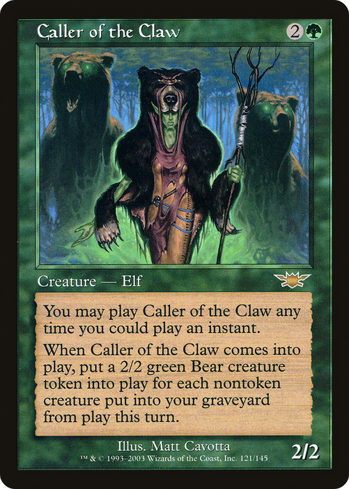 Caller of the Claw (LGN-121) - rare - Foil