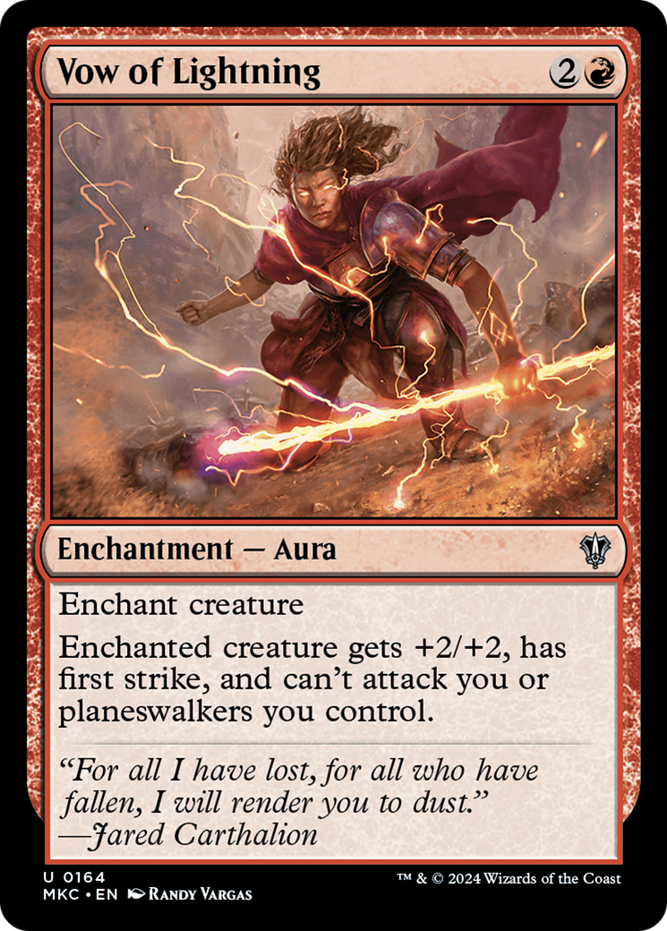 Vow of Lightning (MKC-164) - uncommon