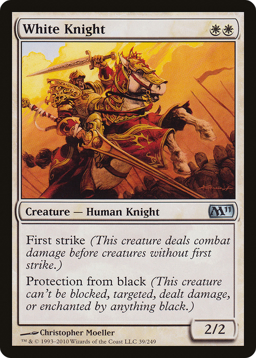 White Knight (M11-039) - uncommon