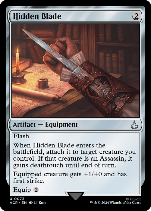 Hidden Blade (ACR-073) - uncommon - Foil