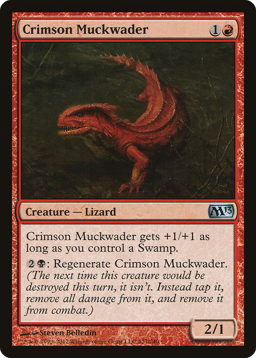 Crimson Muckwader (M13-127) - uncommon - Foil