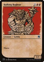 Hulking Bugbear (AFR-319) - uncommon: (Showcase) - Foil