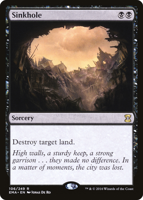 Sinkhole (EMA-106) - rare - Foil