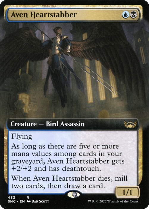 Aven Heartstabber (SNC-433) - rare: (Extended Art)