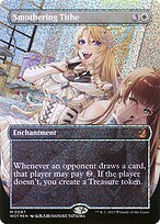 Smothering Tithe (WOT-087) - mythic (Borderless) - Foil