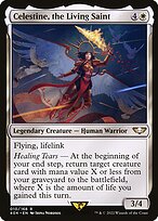 Celestine, the Living Saint (40K-010) - rare