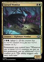 Cursed Wombat (MH3-181) - uncommon