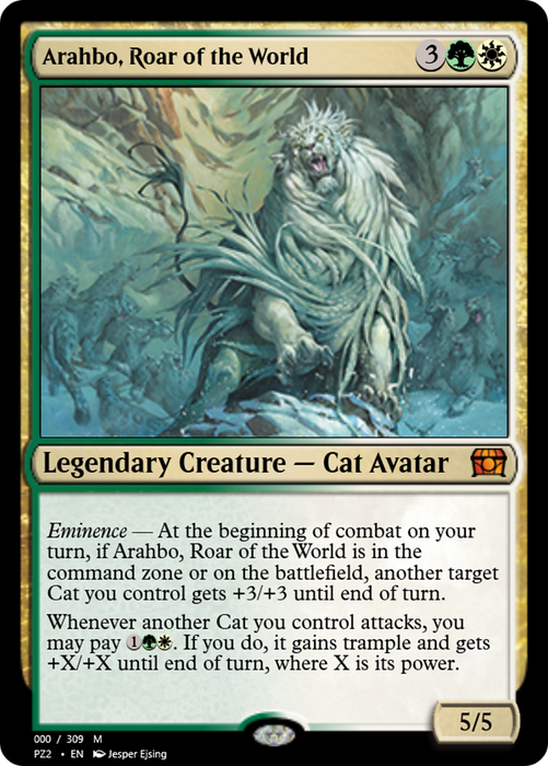 Arahbo, Roar of the World (PZ2-65735) - mythic