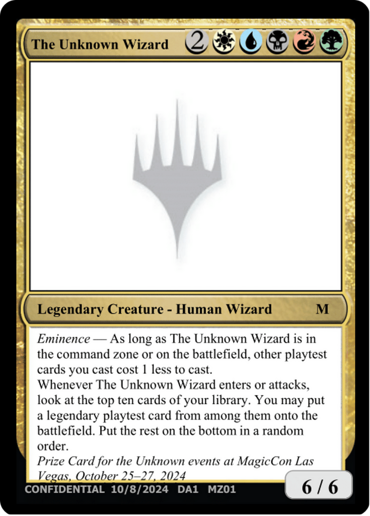 The Unknown Wizard (UNK-MZ01) - mythic