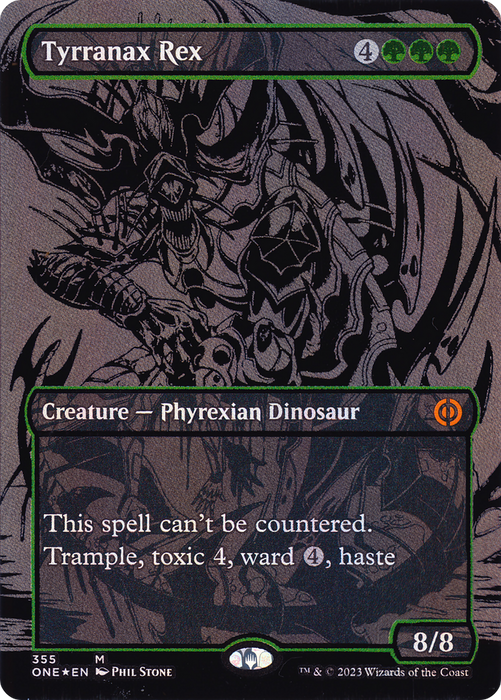 Tyrranax Rex (ONE-355) - mythic (Borderless) - Foil
