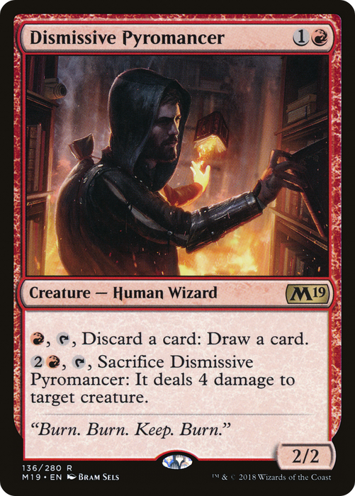 Dismissive Pyromancer (M19-136) - rare