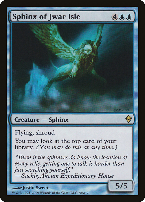 Sphinx of Jwar Isle (ZEN-068) - rare - Foil