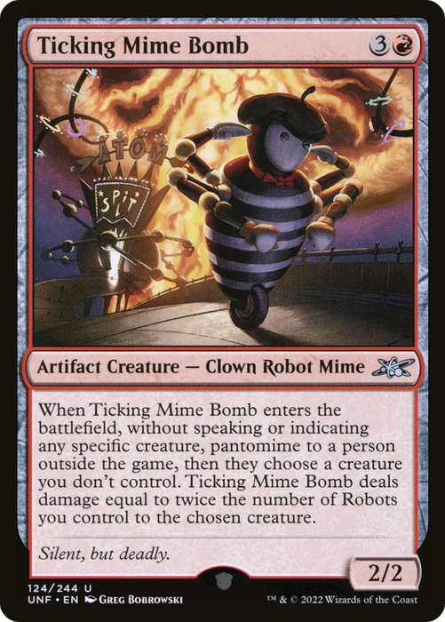 Ticking Mime Bomb (UNF-124) - uncommon