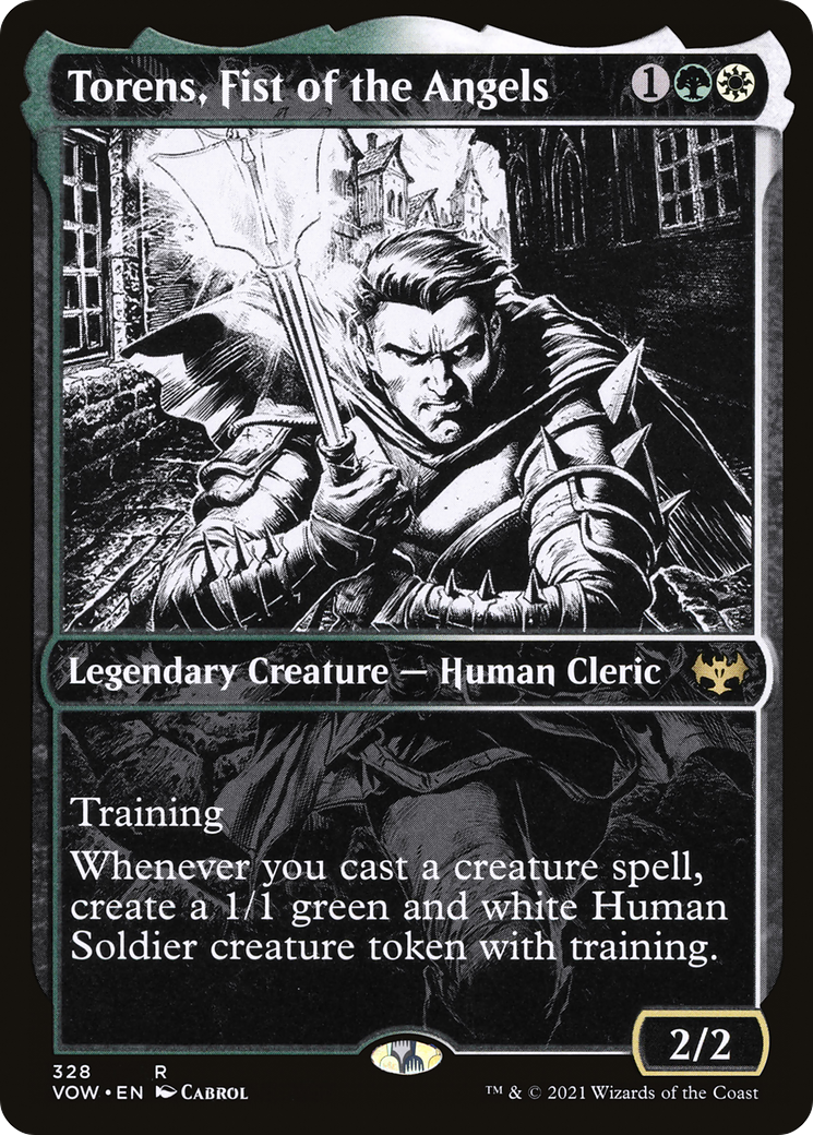 Torens, Fist of the Angels (VOW-328) - rare: (Showcase) - Foil