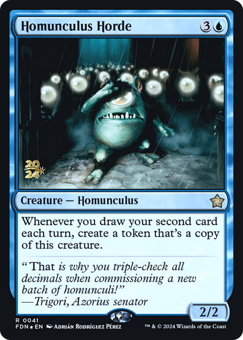Homunculus Horde (PRE-41S) - rare - Foil