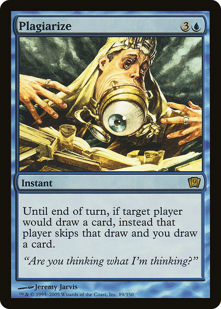 Plagiarize (9ED-89★) - rare - Foil