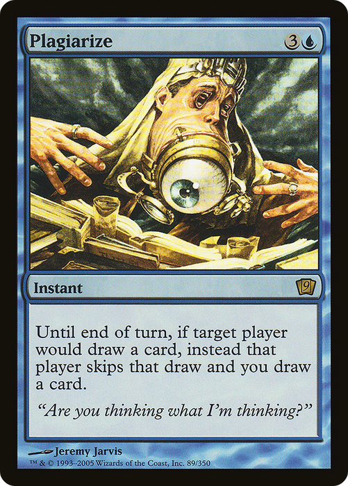 Plagiarize (9ED-89★) - rare - Foil