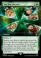 The Five Doctors (WHO-985) - rare: (Extended Art) - Foil