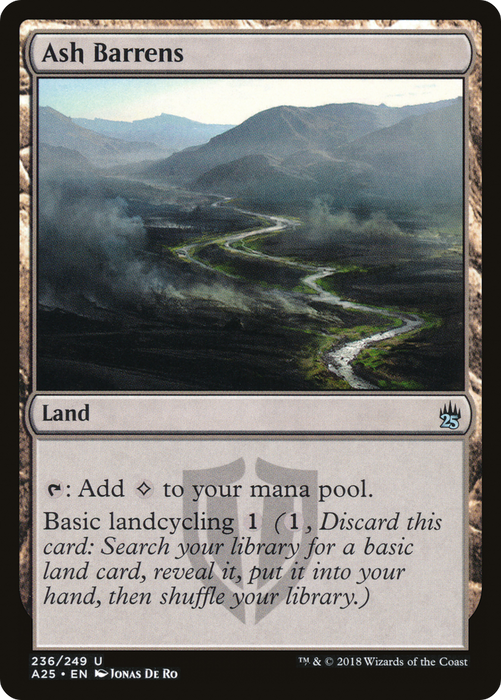 Ash Barrens (A25-236) - uncommon