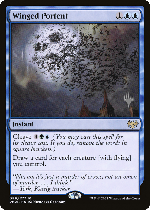 Winged Portent (PPNEO-89P) - rare - Foil