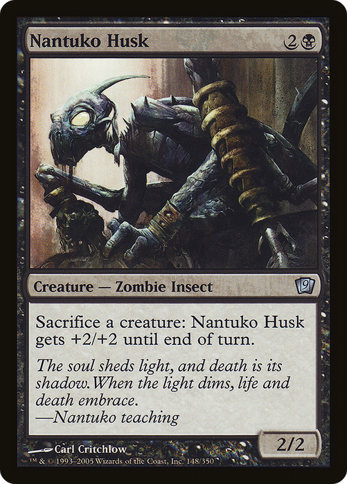 Nantuko Husk (9ED-148★) - uncommon - Foil