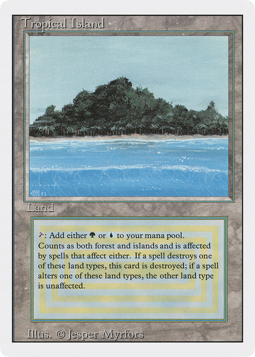 Tropical Island (3ED-288) - rare