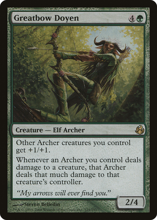 Greatbow Doyen (MOR-125) - rare - Foil