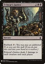 Evincar's Justice (LIST-CMA-58) - common