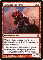 Flametongue Kavu (CMD-123) - uncommon