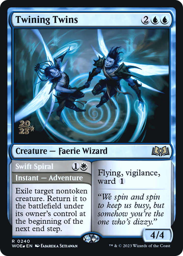 Twining Twins // Swift Spiral (PRE-240S) - rare - Foil